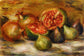 Impressionist still life of figs. Oil on canvas. Original by Pierre-Auguste Renoir. Fine art prints by The Vintage Art Market.